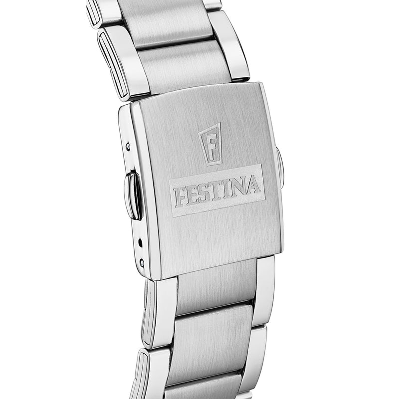 Festina Timeless Chrono Hommes Montre Argent F20343/7-zoom-