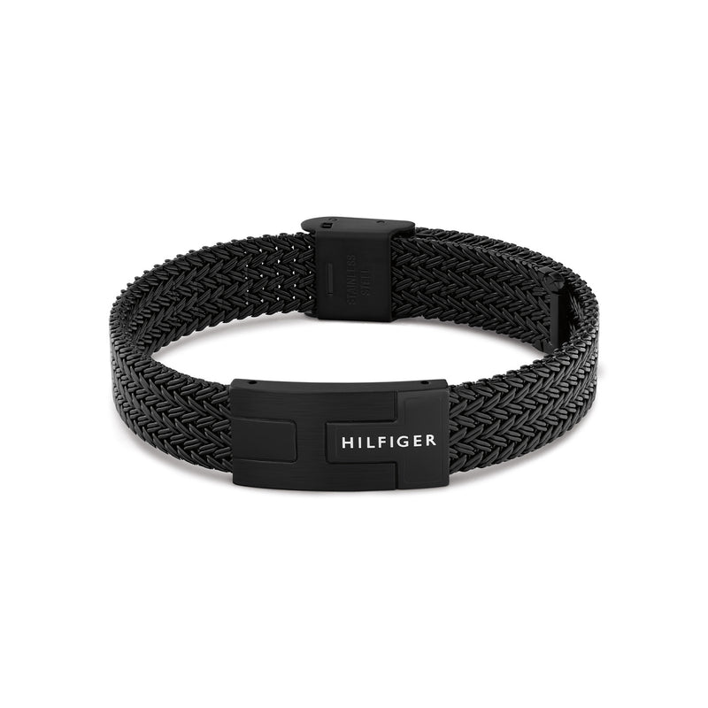 Tommy Hilfiger Acier Inoxydable Noir Homme Bracelet Chaîne TJ2790707-zoom-