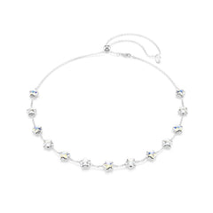 Swarovski Chroma Stars Silver-Tone Necklace 5754183