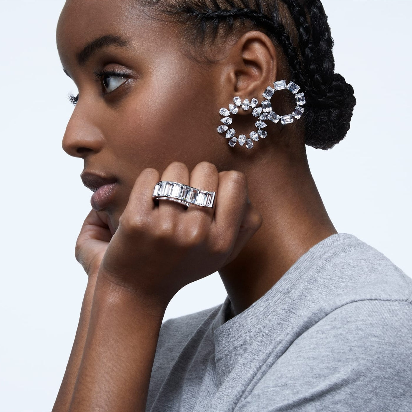 Swarovski Silver Ear Stud 5601509