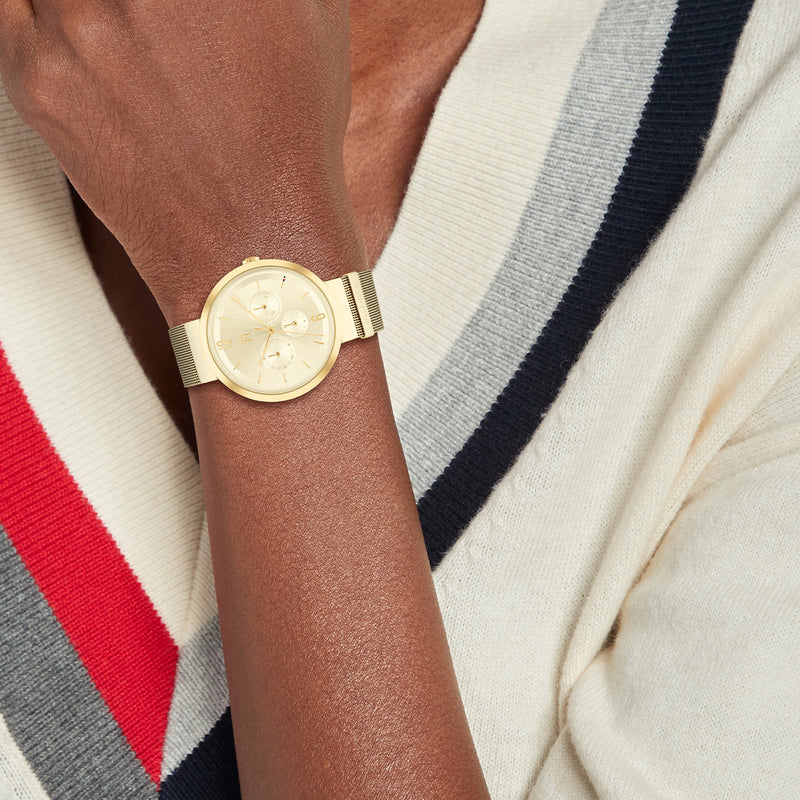 Tommy Hilfiger Lidia Gold-coloured Women's Watch 2002-TH1782539-zoom-