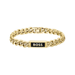 Hugo Boss Kassy Emblem Gold Coloured Bracelet HBJ1580680M