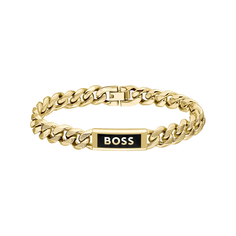 Hugo Boss Kassy Emblem Bracelet Couleur Or HBJ1580680M-zoom-
