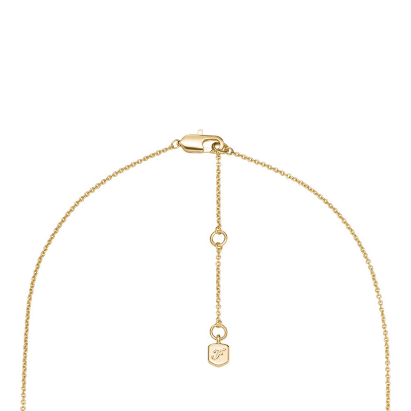 Fossil Sutton Brass Women's Necklace JA7298710-zoom-