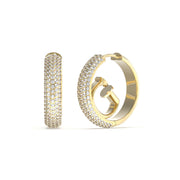 GUESS Crazy Boucles d'oreilles Or JUBE03299JWYGT-U