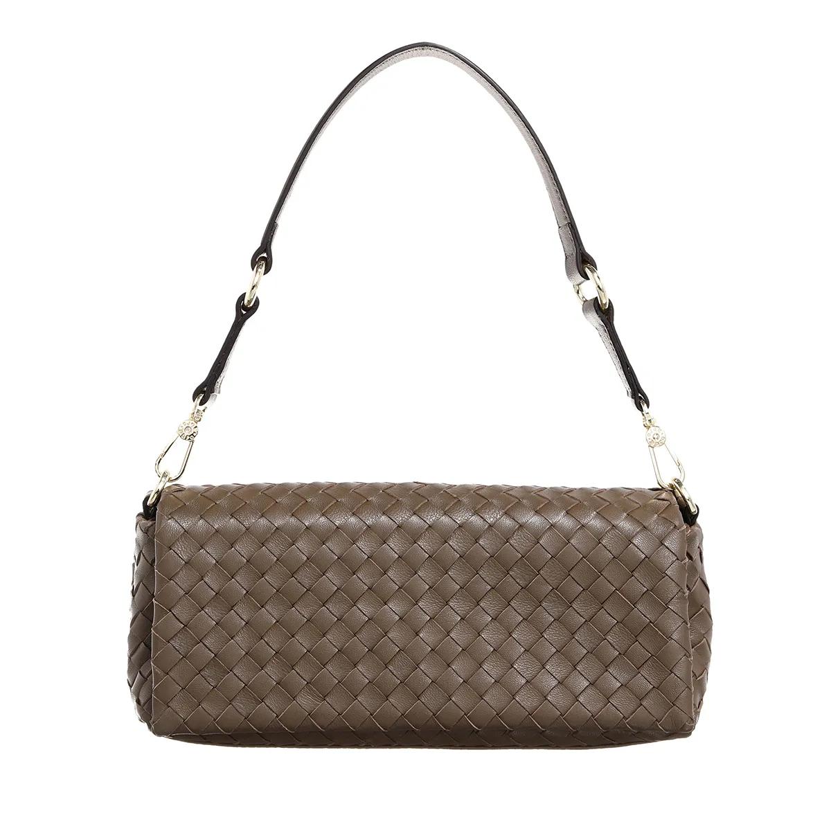 Abro Mila Green Leather Shoulder bag 2001-A0629125