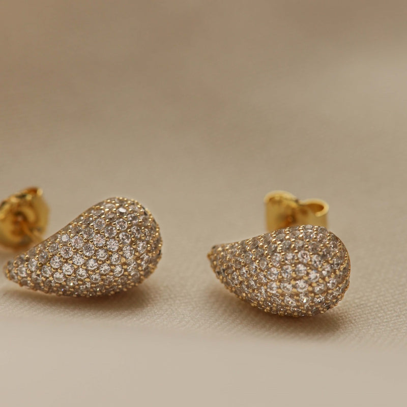 Karma Boucles d'oreilles Plaqué or 14 carats X162GP-zoom-