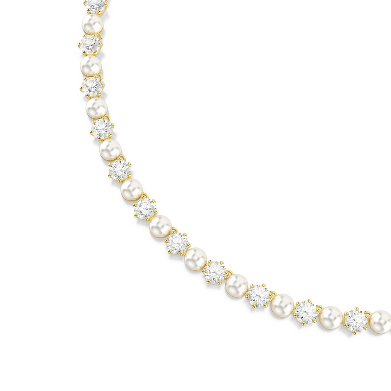 Swarovski Matrix Gold Plated Necklace 5742039-zoom-