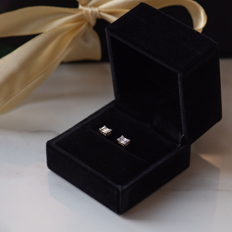 Isabel Bernard De la Paix Maxime puces en or 14 carats avec diamant 0.26 ct IBD360020-zoom-