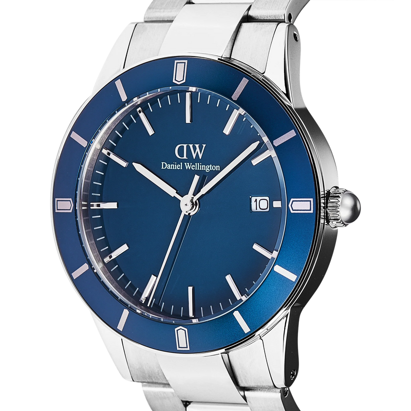 Daniel Wellington Iconic Paradigma Blu Arctic Enamel Montre Pour Hommes DW00100820-zoom-