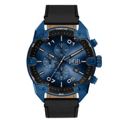 Diesel Spiked Round Dark Blue Dial Watch DZ4703