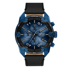 Diesel Spiked Round Dark Blue Dial Watch DZ4703