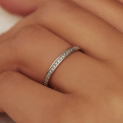 Isabel Bernard Saint Germain Merle 14 Carat Whitegold Ring IB330052-60