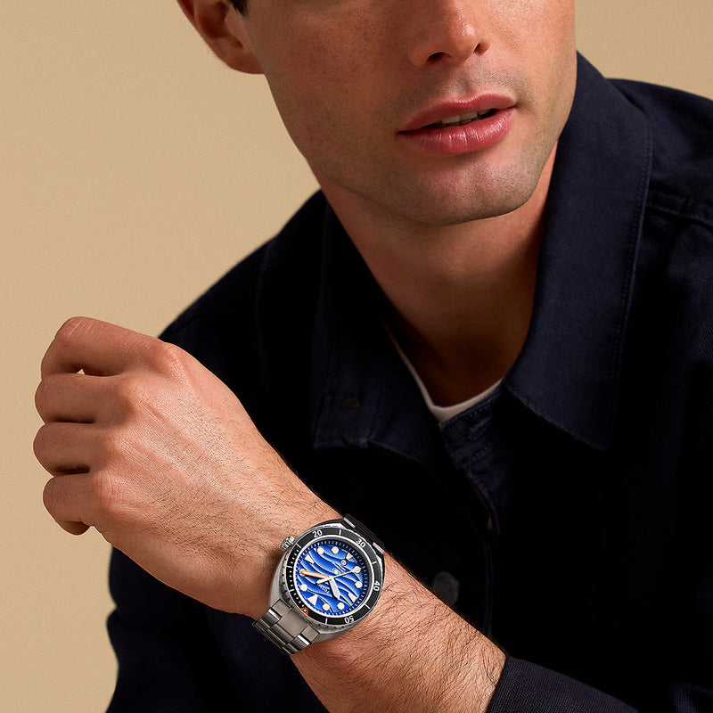 Fossil Hommes Montre Argent FS6064-zoom-