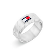 Tommy Hilfiger Lars Bague Couleur Argent TJ2790621-63