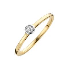 Blush Diamonds 14k Gold Ring with Diamond 1653BDI/56