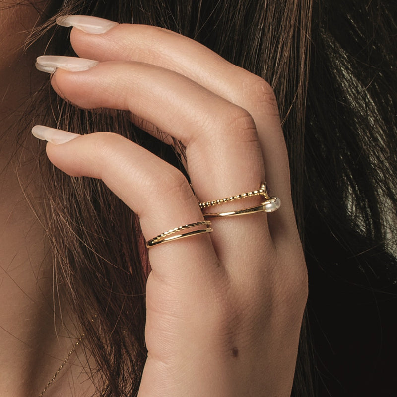 Jackie Gold Bague Or 14 carats JKR20.026.52-zoom-