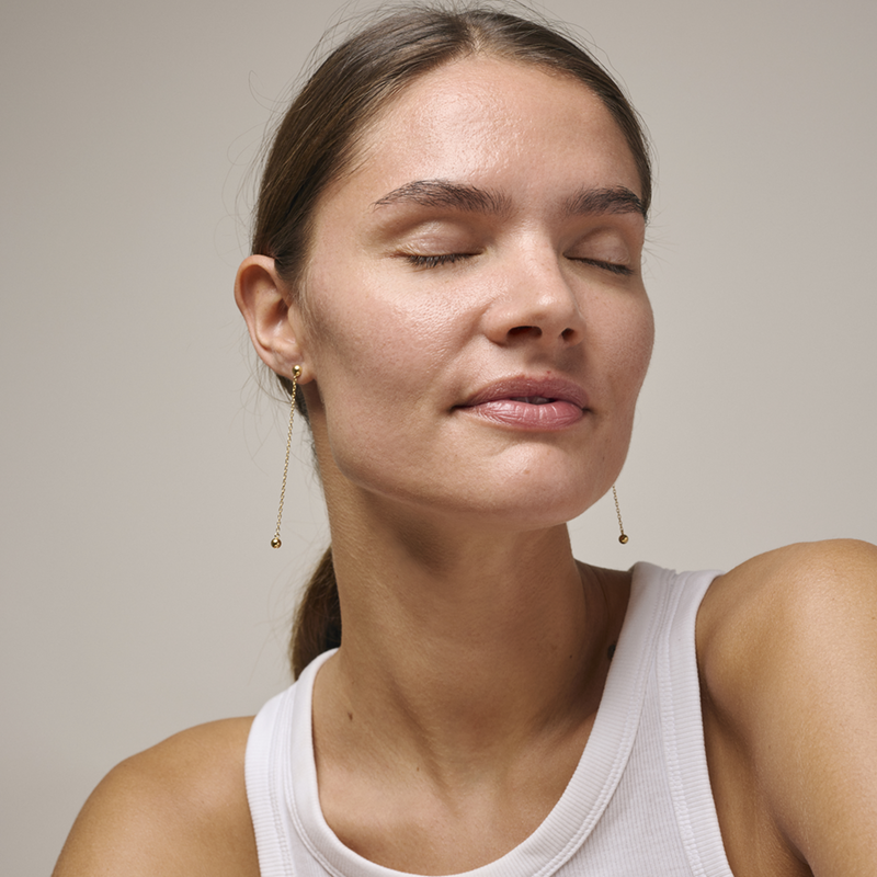 ENAMEL Copenhagen Balloon Boucles d'oreilles ballon en argent sterling 925 plaqué or 80 % recyclé E406G-GP-zoom-