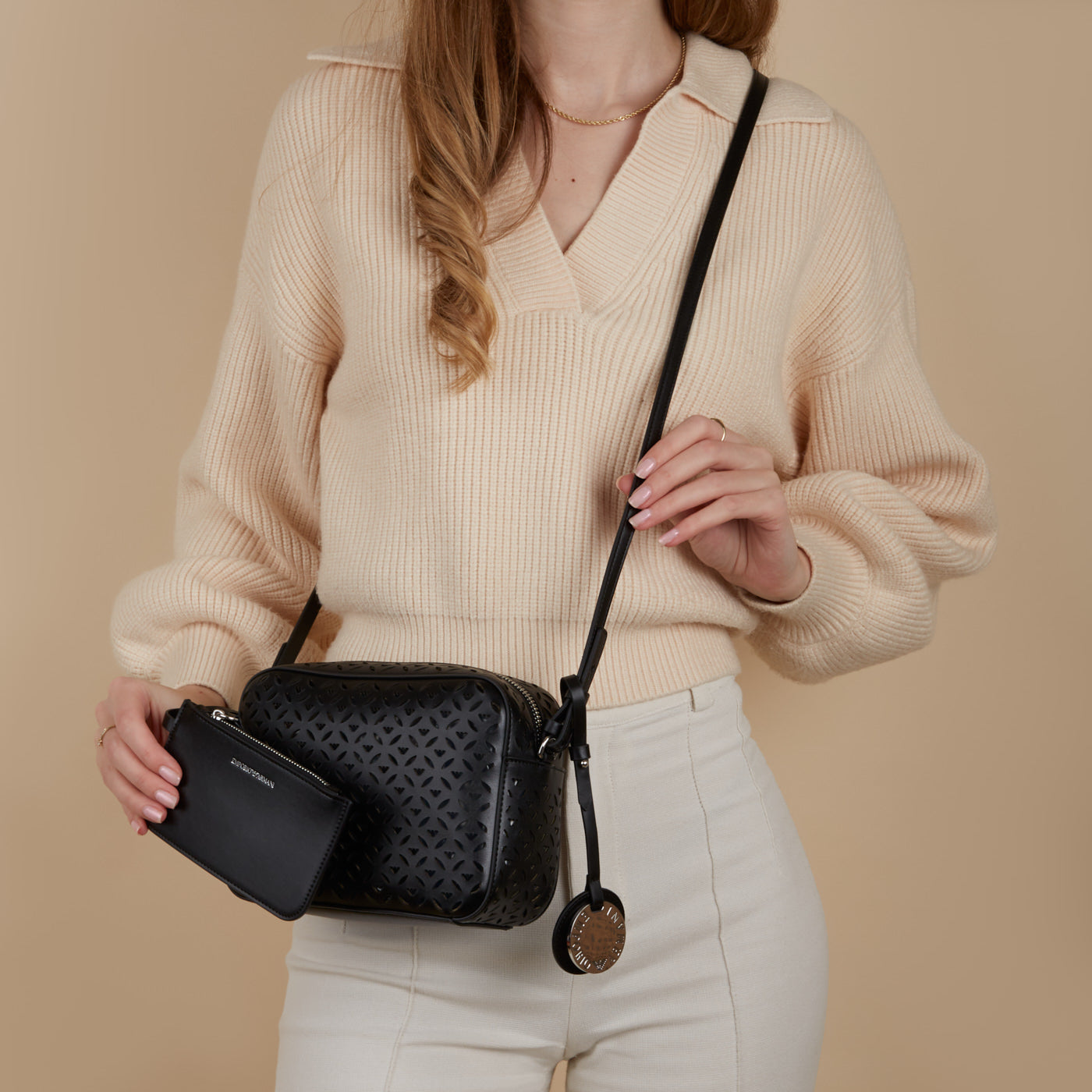 Emporio Armani Black Crossbody Bag Y3B092-YVX3E-80535