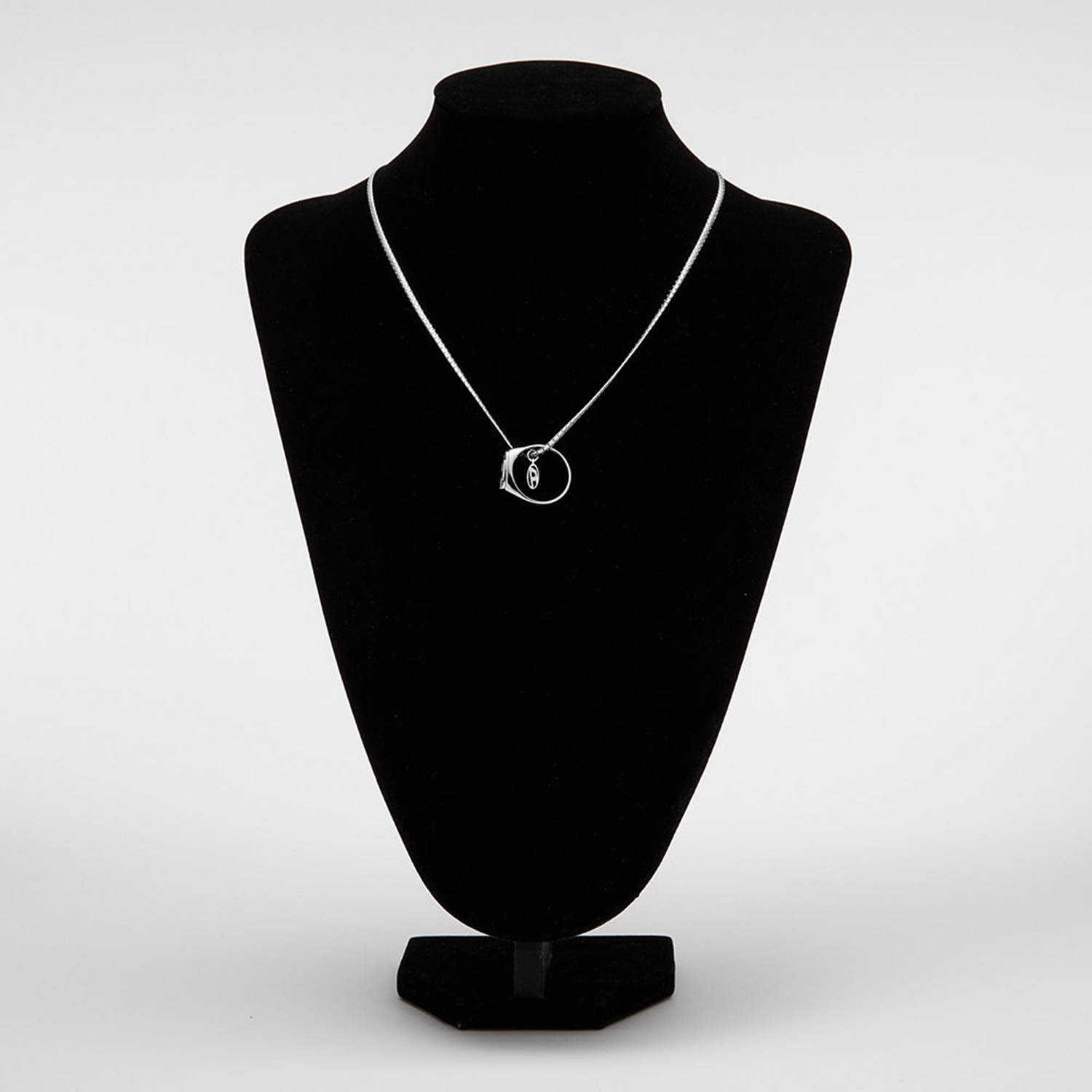 Diesel Oval D Logo Stainless Steel Necklace DX1644040