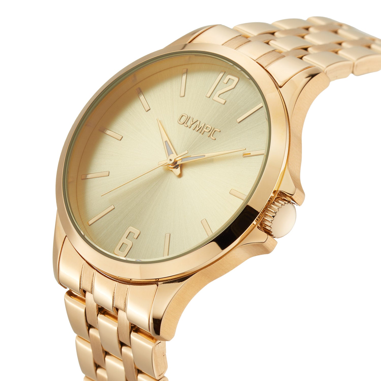 Olympic Danny Goudkleurig Heren Horloge 2002-OL72HDD013