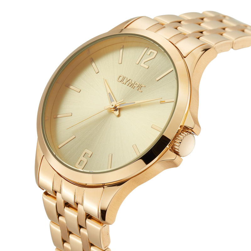 Olympic Danny Goudkleurig Heren Horloge 2002-OL72HDD013-zoom-