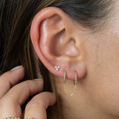 Jackie Gold 14 karat gold Ear Stud JKE23.011