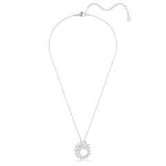 Swarovski Mesmera Glam Silver-Tone Necklace with Circle Pendant 5759837