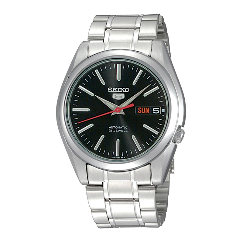 Seiko 5 Sports Hommes Montre Automatique Argent SNKL45K1-zoom-