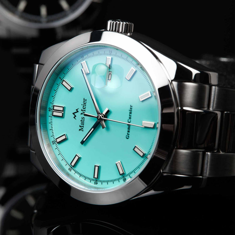 Mats Meier Grand Cornier Hommes Montre Argent MM00515-zoom-