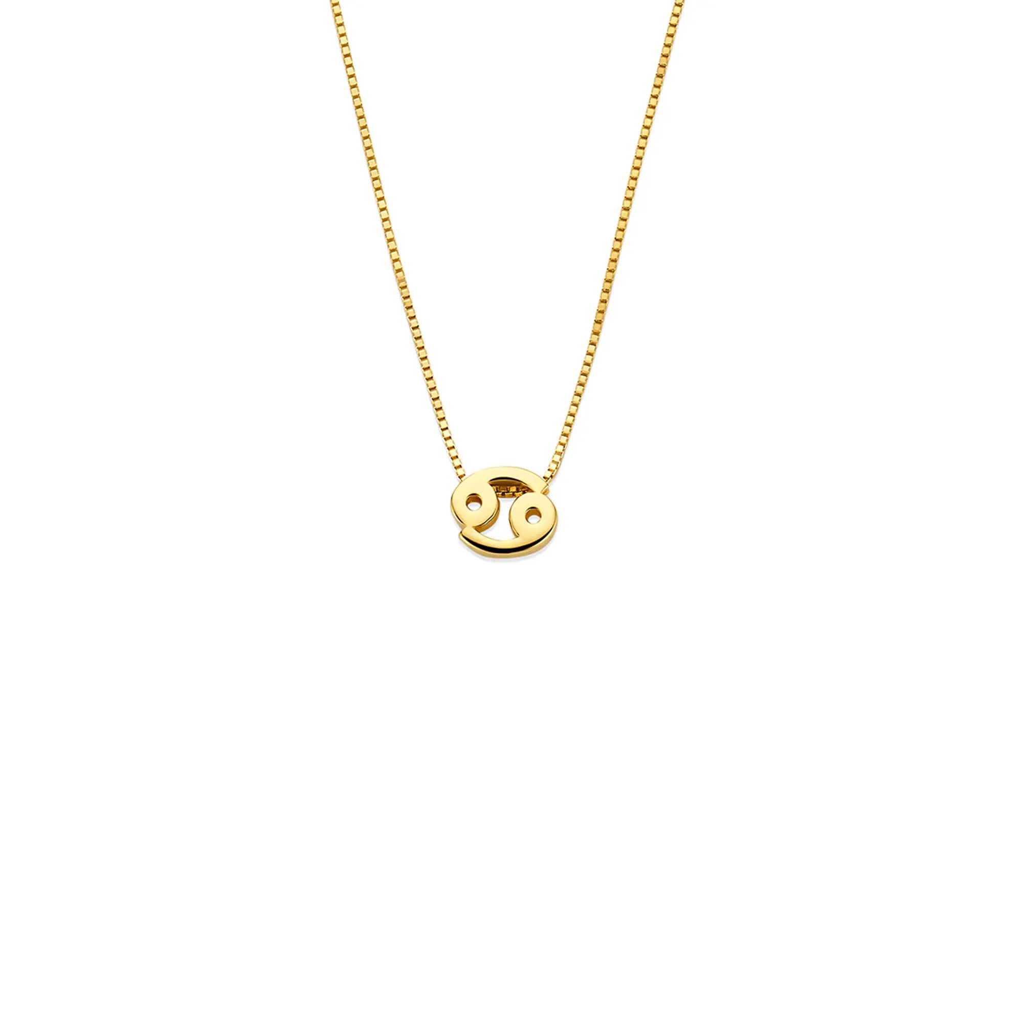 Isabel Bernard Étoiles d’Or Cancer 14 Carat Gold Venetian Necklace With Horoscope IB340181