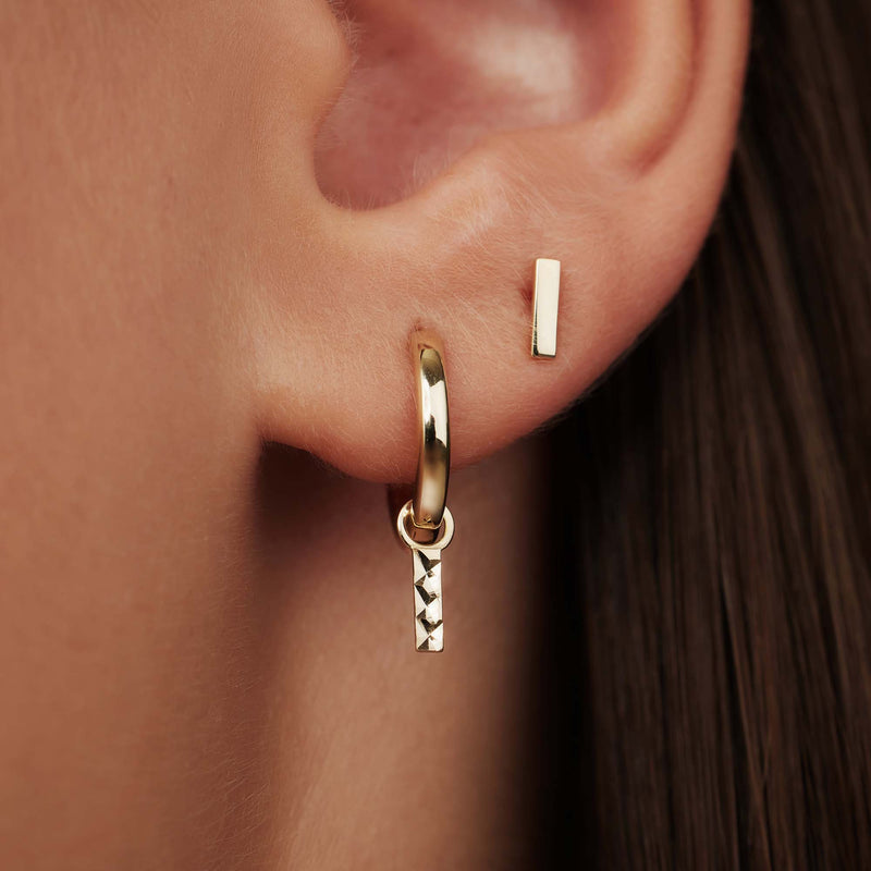 Isabel Bernard Rivoli Femmes Créoles Or 14 carats IB360151-zoom-