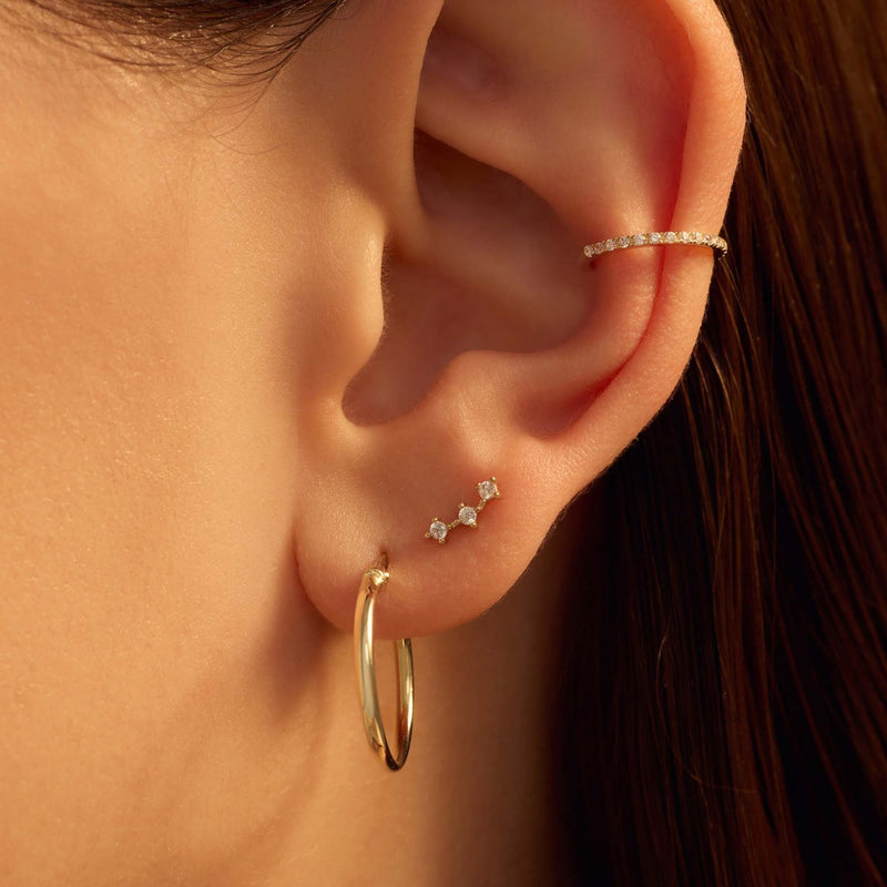 Beloro Jewels Navigli Boucle d'oreille Navigli Alani 9 carats BO370012-zoom-