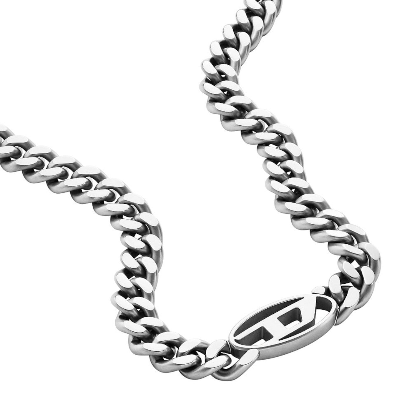Diesel Steel Silver Necklace DX1433040