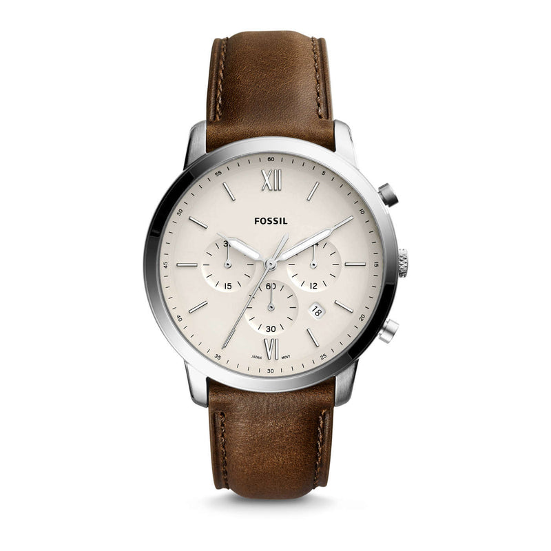 Fossil Neutra Chrono Hommes Montre Marron FS5380-zoom-