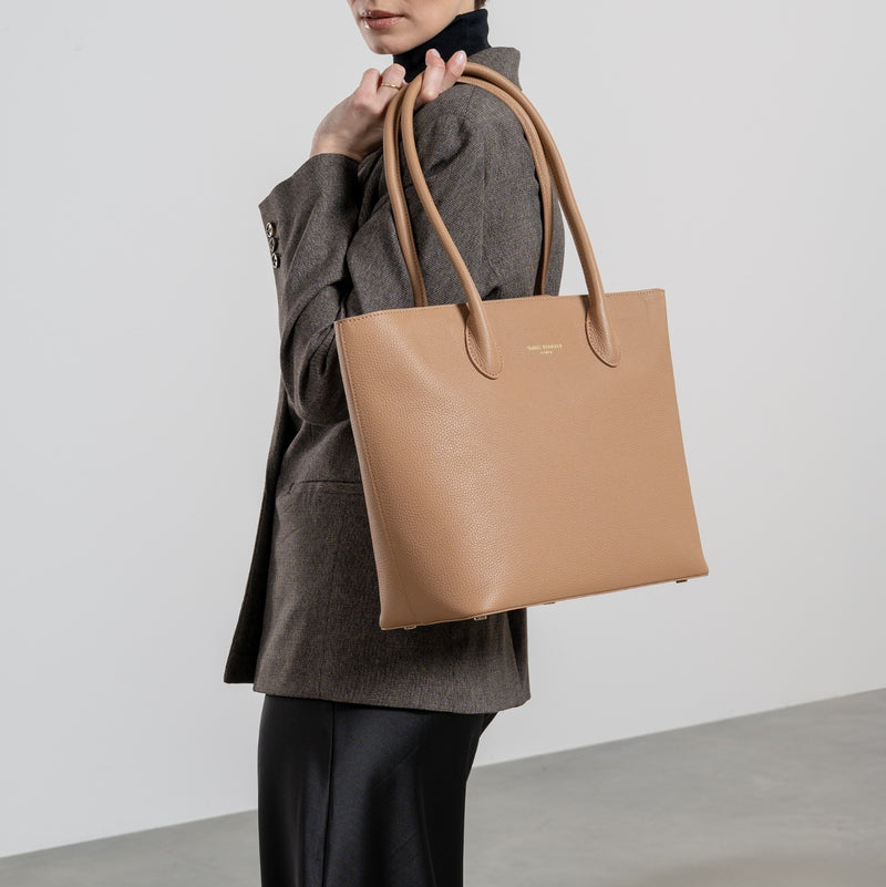 Isabel Bernard Honoré Femmes Cabas Cognac IB25026-zoom-