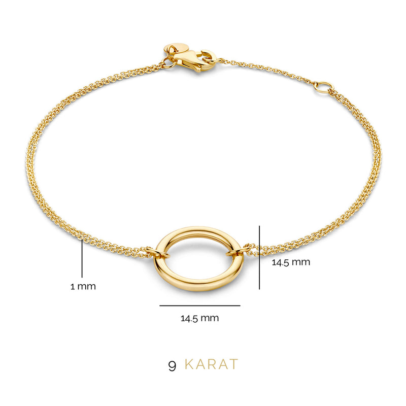 Beloro Jewels La Rinascente Bracelet Or 9 carats BO320029-zoom-