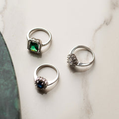 Parte di Me Mia Colore Verdi 925 sterling Silver Ring PDM33020-60