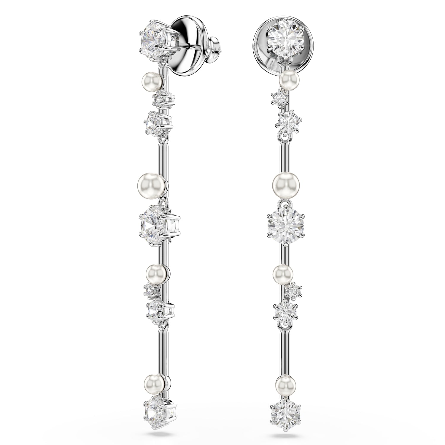Swarovski Conste Silver Coloured Ear studs 5705614