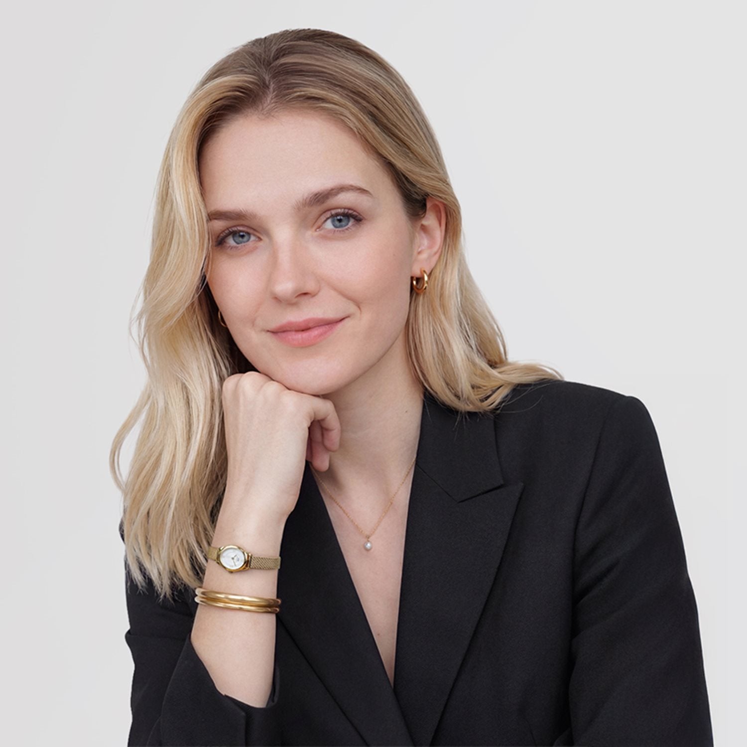 Daniel Wellington Ophelia Mini Mesh White Gold-coloured Women's Watch DW00100939