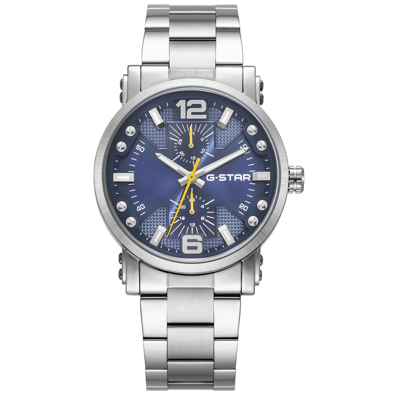 G-STAR Rovic Montre Homme en Acier Argenté GSW.509.05-zoom-