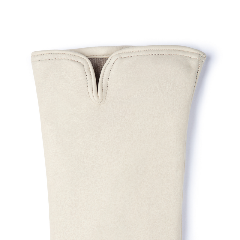 Isabel Bernard Honoré Sylvie gants crème en cuir de chèvre IB67004-372-7-zoom-