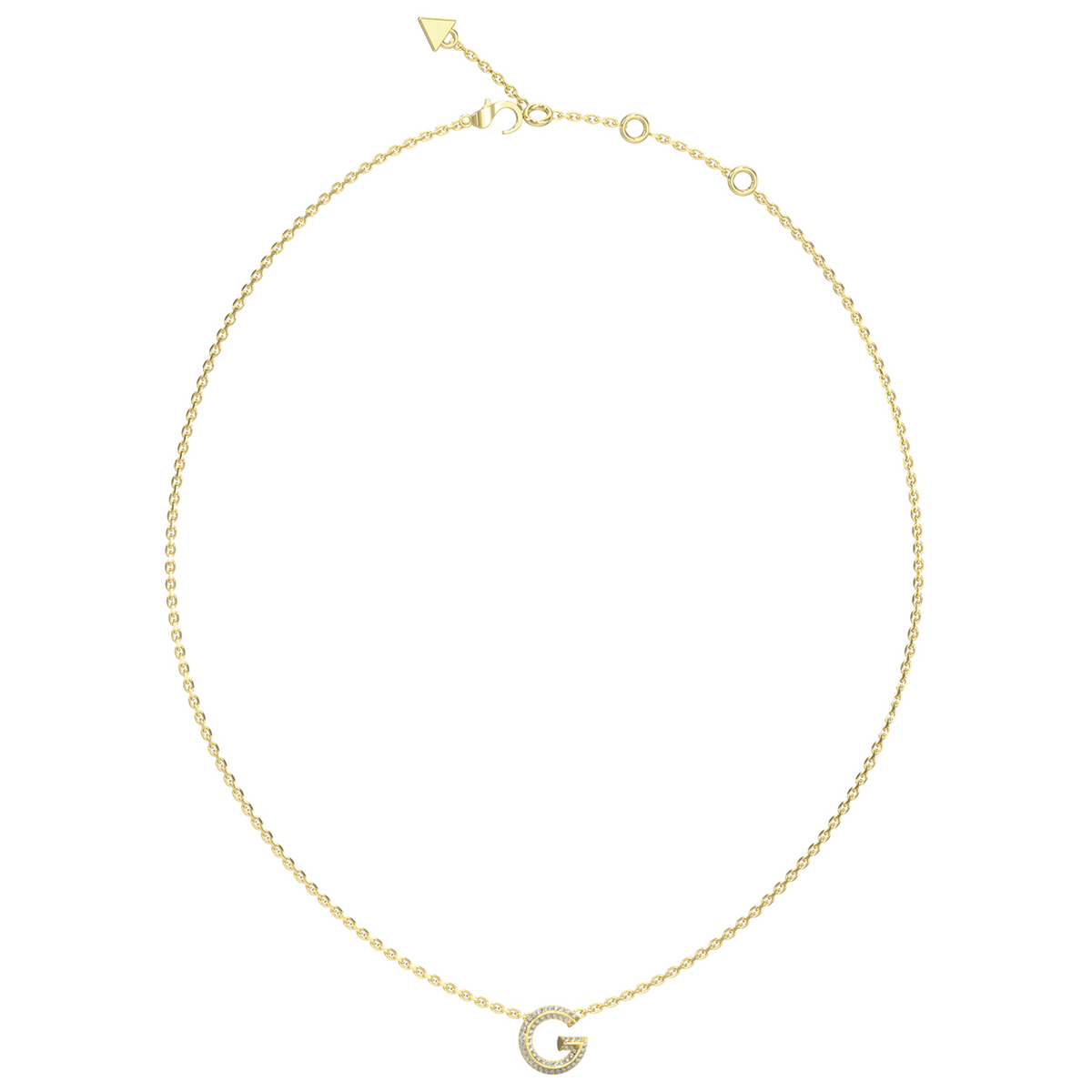 Guess G Crystal Gold Necklace JUBN05441JWYGT-U
