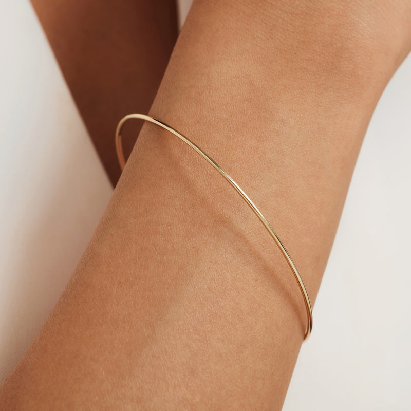 Isabel Bernard Rivoli Bracelet jonc Rivoli Méline en or 14 carats IB320141-zoom-