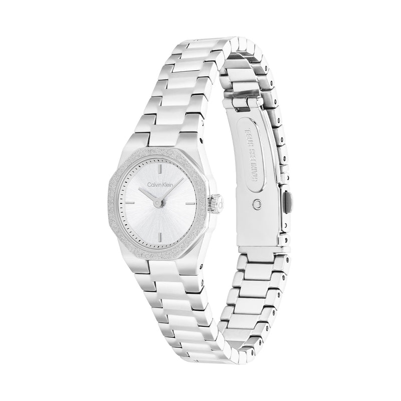 Calvin Klein Geometric Elegance Wit Dames Horloge 2002-CK25100141-zoom-