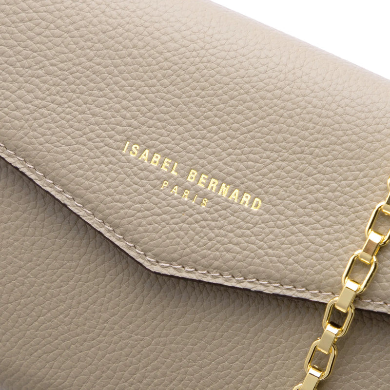 Isabel Bernard Honoré Lina Pochette Beige Avec Chaîne D’Épaule Amovible IB21135-072-zoom-