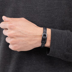 Hugo Boss BOSS Black Leather Bracelet HBJ1580784M