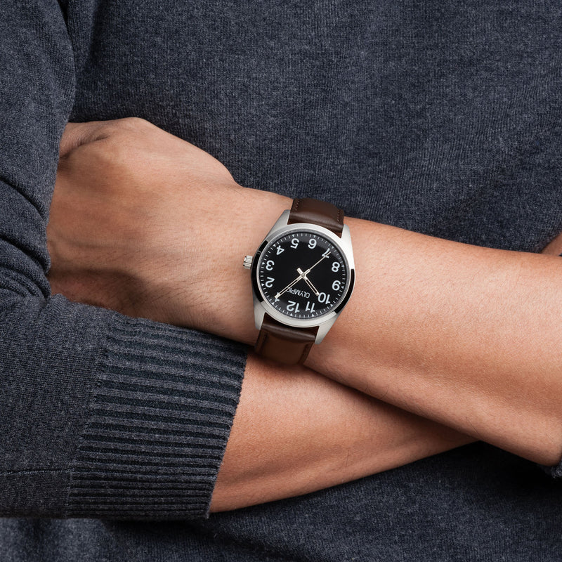 Olympic Marcel Silver Men's Watch OL89HSL062-zoom-