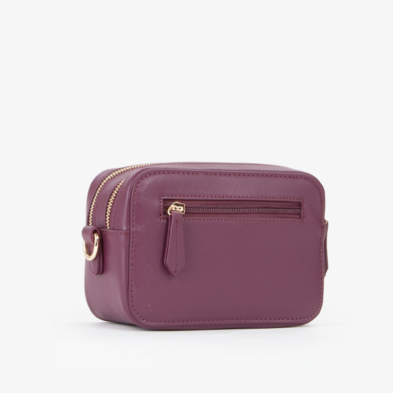 Valentino Bags Zero Re Sac Bandoulière Bordeaux VBS7B306PRUGNA-zoom-