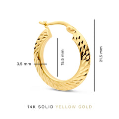 Isabel Bernard Rivoli Lily 14 Karaat Gouden Creolen IB360243
